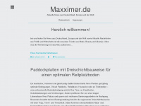 maxximer.de Webseite Vorschau