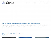 cohu.com Webseite Vorschau