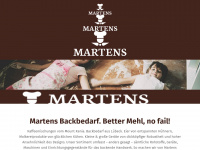martens-backbedarf.de Webseite Vorschau