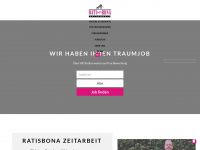 ratisbona-zeitarbeit.de Webseite Vorschau