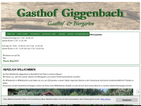 gasthof-giggenbach.de Webseite Vorschau