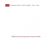 neumeier-fleisch.de Webseite Vorschau