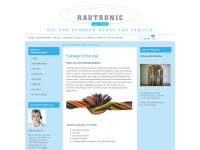 rautronic.de Webseite Vorschau