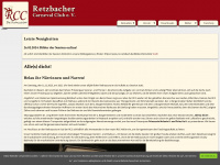 rcc-retzbach.de Webseite Vorschau