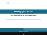 kolpingjugend-roellfeld.de Webseite Vorschau