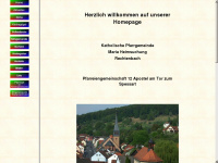 pfarrei-rechtenbach.de Webseite Vorschau