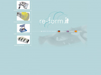 re-form.it Webseite Vorschau