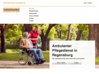 regensburger-sozialstation.de Webseite Vorschau
