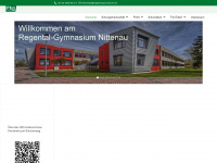 regental-gymnasium.de Webseite Vorschau