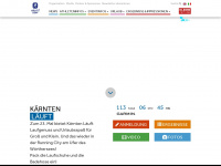 kaerntenlaeuft.at Webseite Vorschau