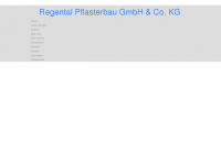 regental-pflasterbau.de Webseite Vorschau
