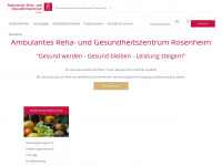 rehazentrum-rosenheim.de Webseite Vorschau