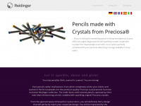 crystal-pencils.com Webseite Vorschau