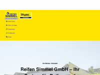 reifen-simmel.com Webseite Vorschau