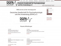 tagung.dgpa.de Webseite Vorschau