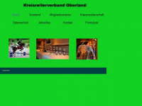 krv-oberland.de Webseite Vorschau