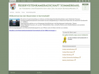 reservisten-sommerkahl.de Webseite Vorschau