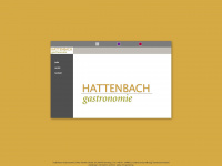 hattenbach-gastronomie.de Webseite Vorschau