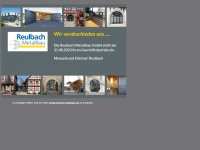 reulbach-metallbau.de Webseite Vorschau