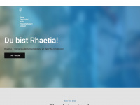 rhaetia.at Webseite Vorschau