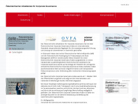 corporate-governance.at Webseite Vorschau