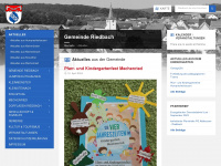 riedbach.de Webseite Vorschau