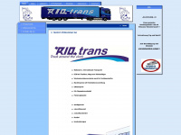 rio-trans.de Webseite Vorschau