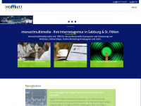 interactmultimedia.at Webseite Vorschau
