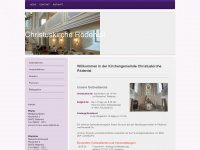 roedental-christuskirche.de Webseite Vorschau