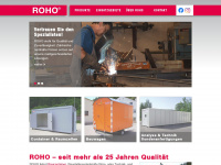 roho-werk.de Webseite Vorschau