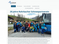 rohrbacherschneesportverein.de Webseite Vorschau