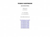 romanhabermann.de Webseite Vorschau