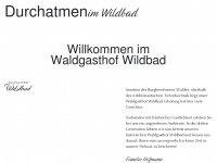 waldgasthof-wildbad.de Webseite Vorschau