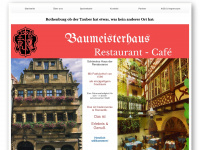 baumeisterhaus-rothenburg.de Webseite Vorschau