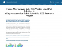 focus-microwaves.com Webseite Vorschau