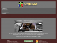 siyabonga.org Webseite Vorschau