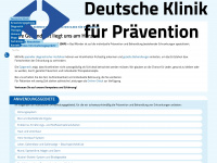 deutscheklinik.de Webseite Vorschau