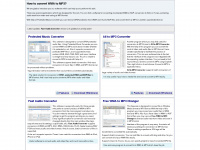 wma-mp3.com Webseite Vorschau