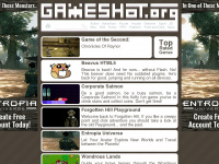 gameshot.org Webseite Vorschau