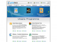 priotecs.com Webseite Vorschau