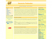 paidmailer-liste.de Webseite Vorschau