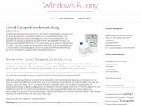 windowsbunny.de Webseite Vorschau