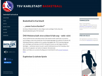 basketball-karlstadt.de Webseite Vorschau