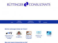 ruettinger-consultants.de Webseite Vorschau