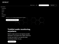 genelec.com Webseite Vorschau
