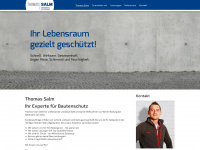 salm-bautenschutz.de Webseite Vorschau