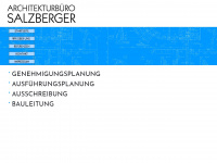 salzberger-architekt.de Webseite Vorschau