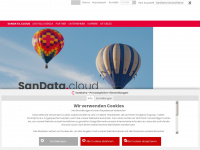 sandata.net Webseite Vorschau