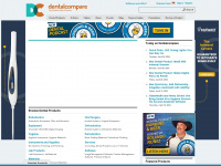 dentalcompare.com Webseite Vorschau