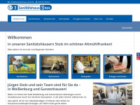 sanitaetshaus-stolz.de Webseite Vorschau